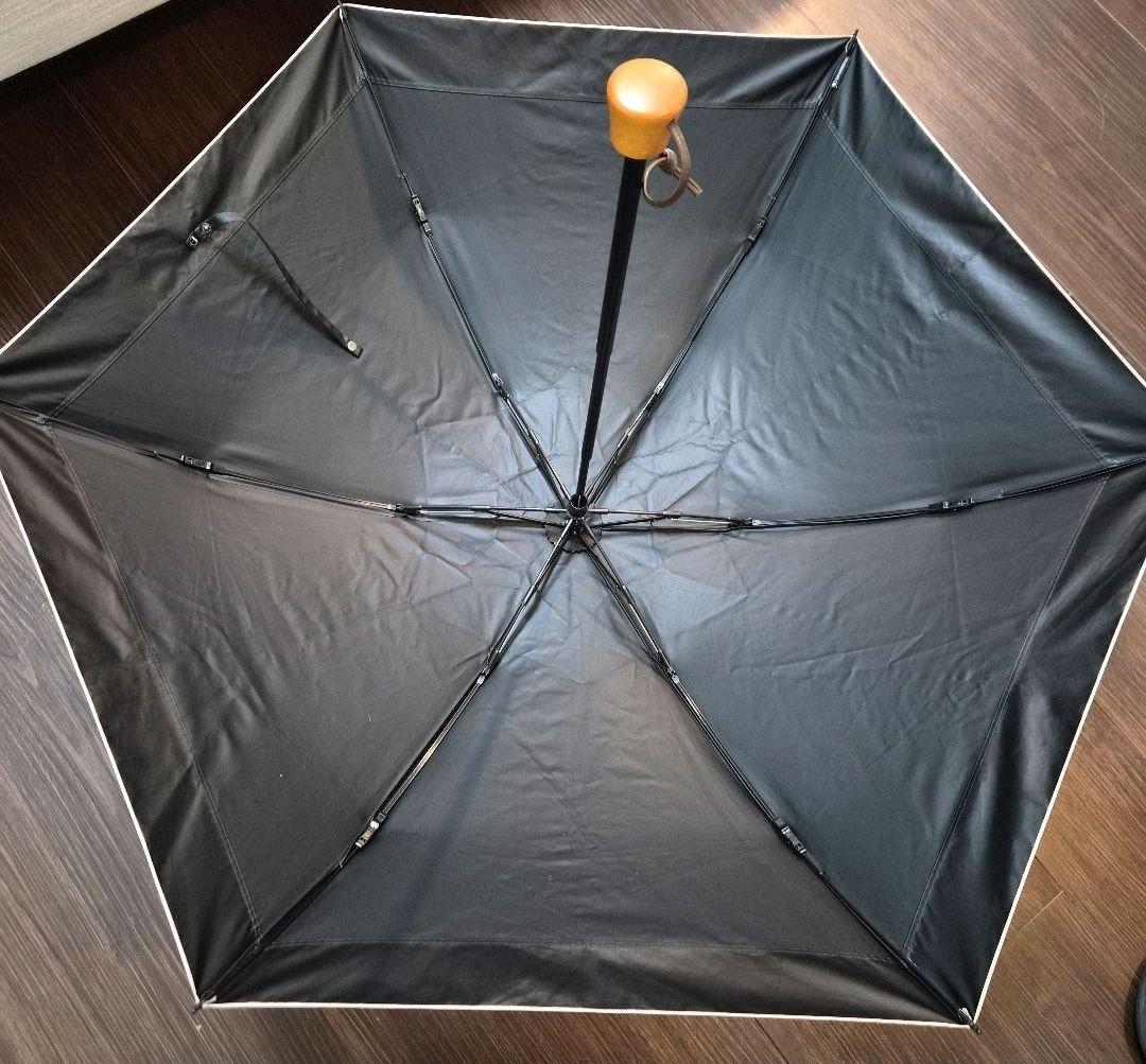 サンバリア100 折りたたみ日傘 ３段折 / コンビ ブラック 晴雨兼用
