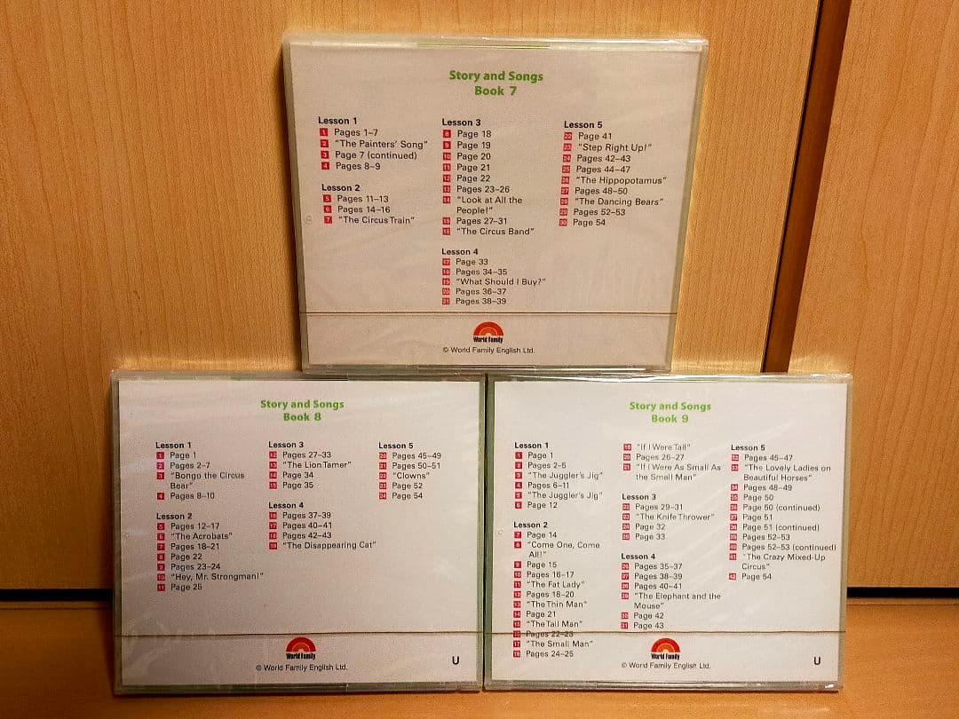 ワールドファミリー ディズニー英語システム 知育CD 12枚セット売り