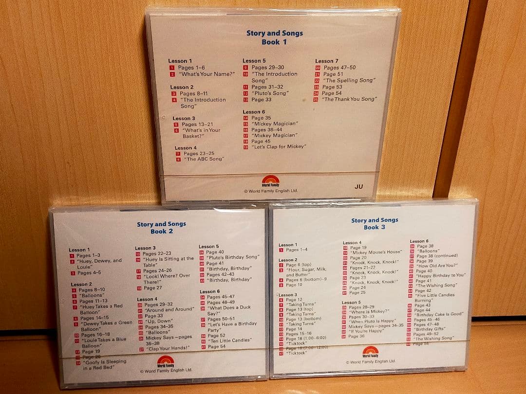 ワールドファミリー ディズニー英語システム 知育CD 12枚セット売り