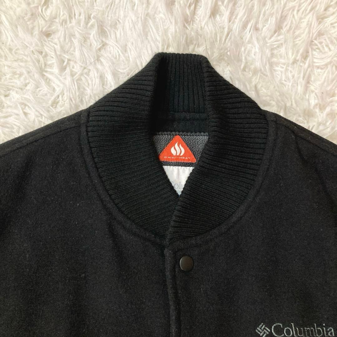 【コロンビア】 スタジャン　オニヒート カウレザー×メルトンウール