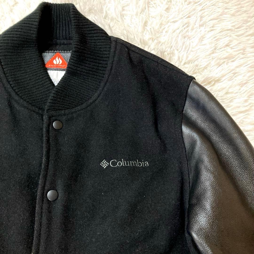 【コロンビア】 スタジャン　オニヒート カウレザー×メルトンウール