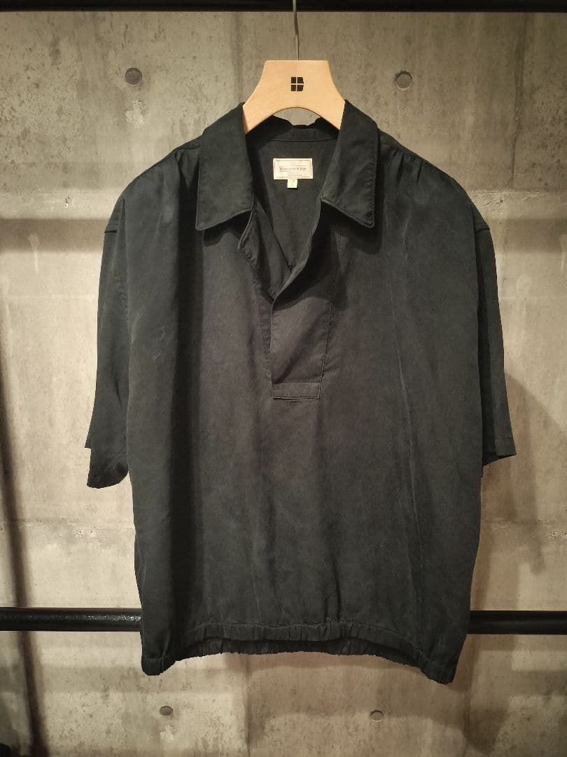 トップス NEZU YO-HINTEN GATHERS SKIPPER SHIRTS