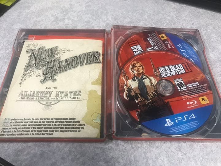 レッド・デッド・リデンプションⅡ スチールブック・エディション PS4 輸入盤