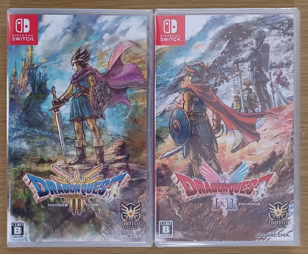 【セット】ドラゴンクエスト1＆2☆新品☆ドラゴンクエスト3 そして伝説へ…