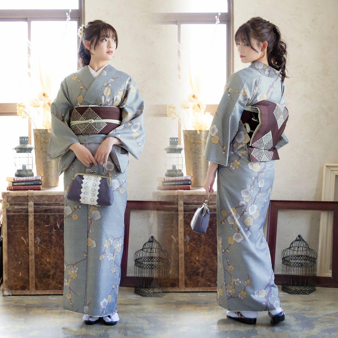 新品未使用◆京袋帯 焦赤茶色 スクエアレース模様