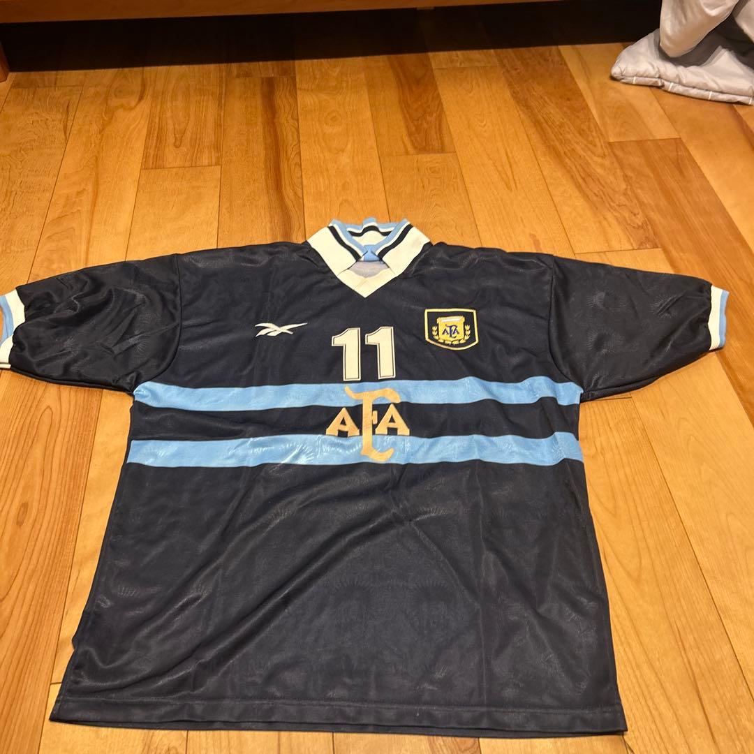 Reebok アルゼンチン代表 シャツ 11号 42/44 ベロン