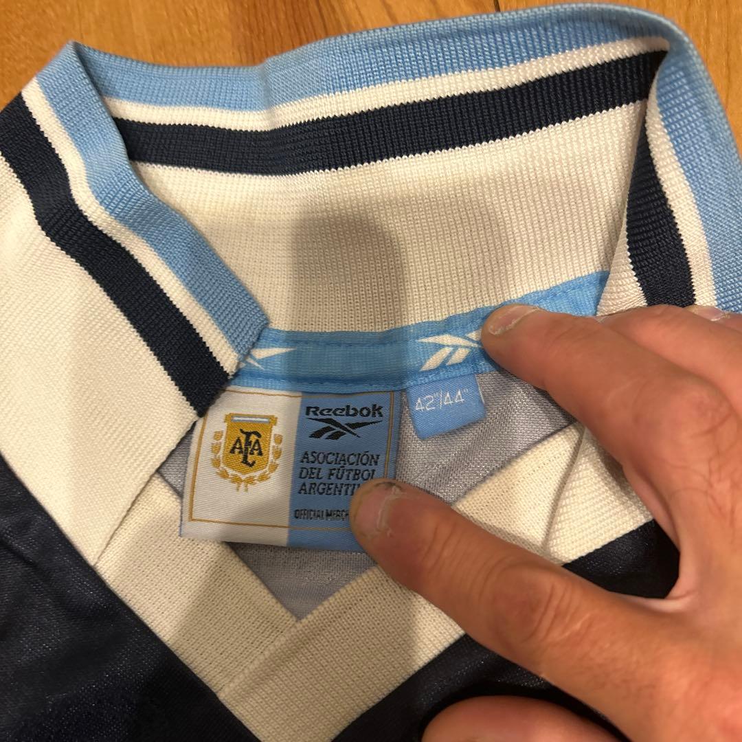 Reebok アルゼンチン代表 シャツ 11号 42/44 ベロン