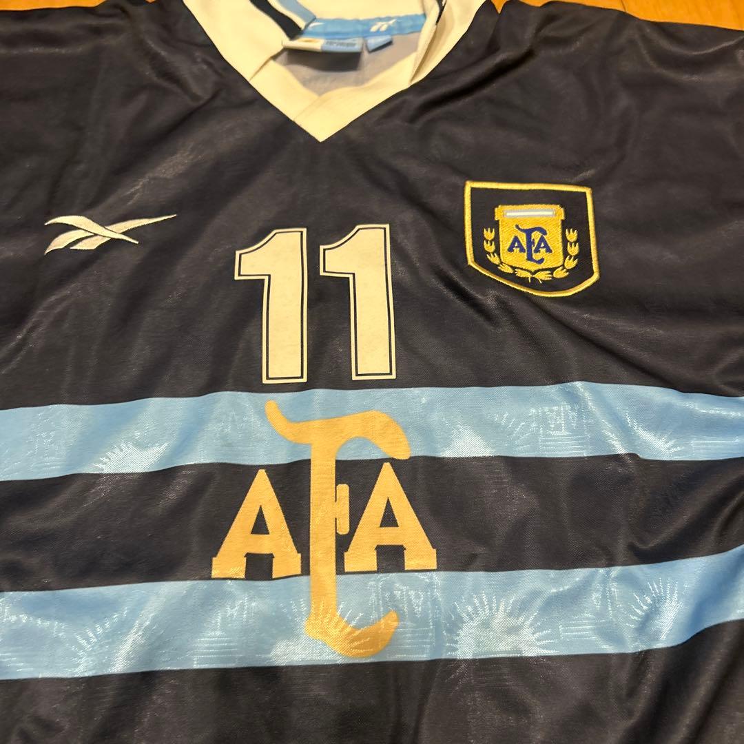 Reebok アルゼンチン代表 シャツ 11号 42/44 ベロン