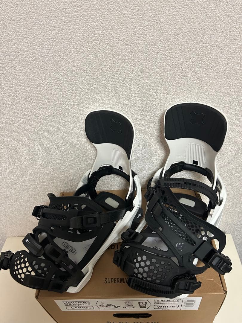 【美品】BENT L SUPERMATIC ビンディング ホワイト