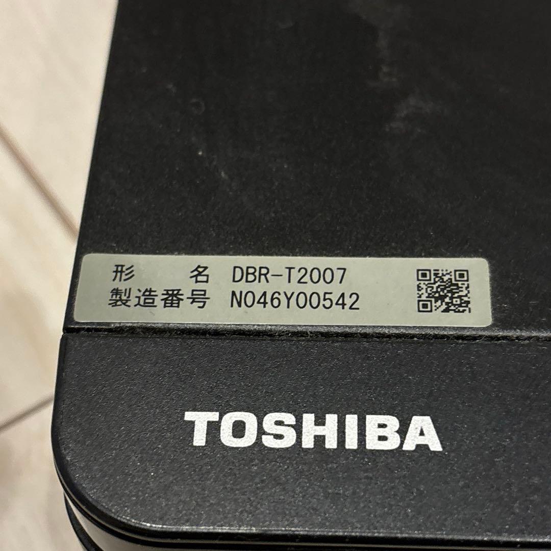 東芝 HDD ブルーレイレコーダーTOSHIBA DBR-T2007