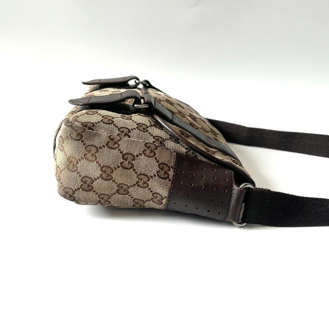 GUCCI グッチ GGキャンバス　ショルダーバッグ　メッセンジャー