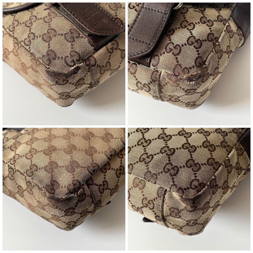 GUCCI グッチ GGキャンバス　ショルダーバッグ　メッセンジャー
