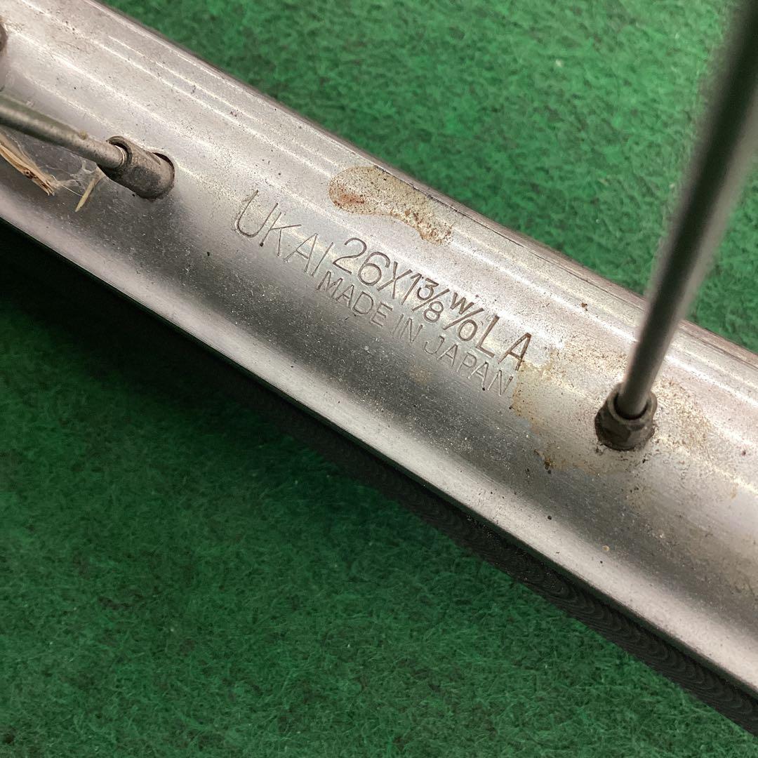 【貴重】 外装５段 シフター ディレーラー 付 リアホイール 26x1-3/8