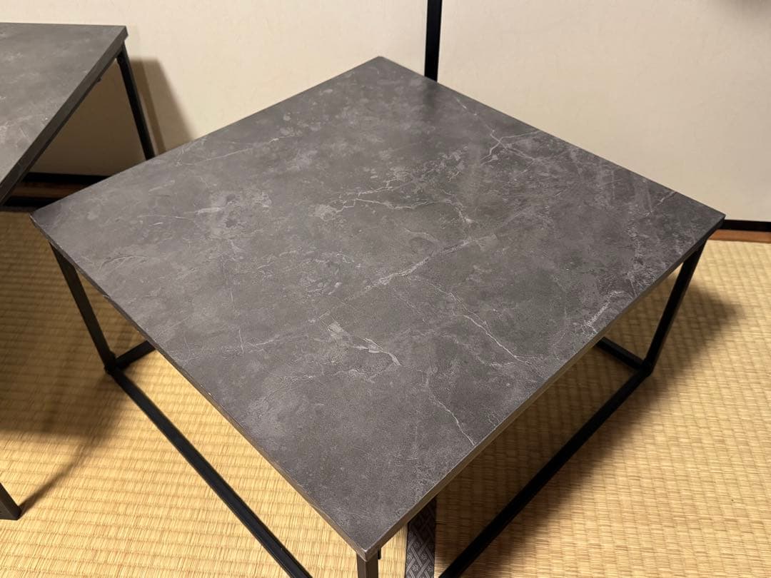 LOWYA　ネストテーブル　スネフティー/スネフティー60 大理石柄