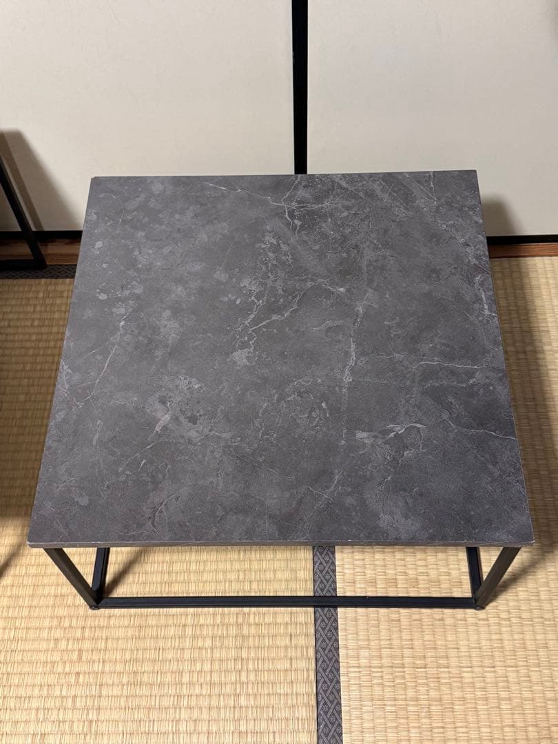 LOWYA　ネストテーブル　スネフティー/スネフティー60 大理石柄