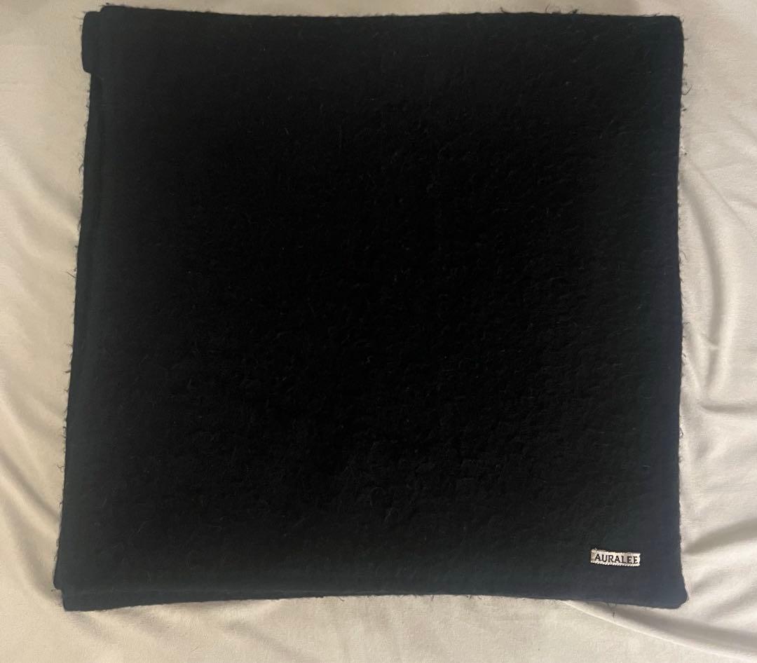 n*k様 AURALEE マフラーブラック ユニセックス　ストール　オーラリー