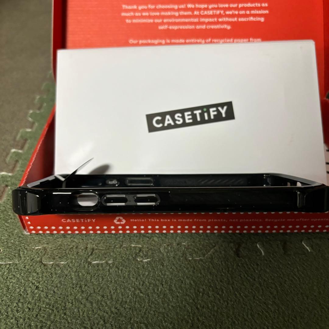 新品未使用casetifyバウンスケース MagSafe対応 チェックテディベア