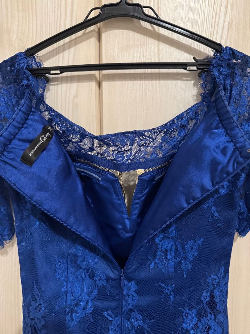 glossy robedefleurs 袖ありMサイズ ロング