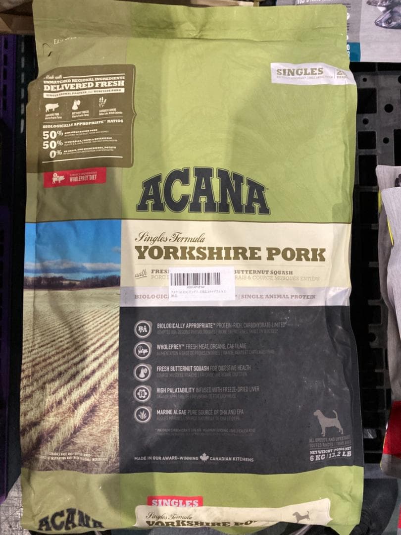 ACANA アカナ ドッグフード ヨークシャーポーク 国内正規品 6kg