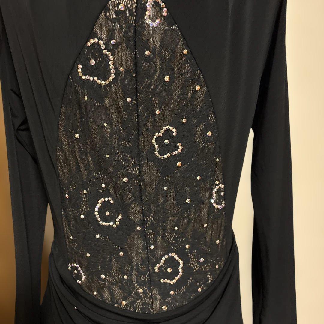 最終クリスマスSALE22222-15000チャコット　M 社交ダンスドレス