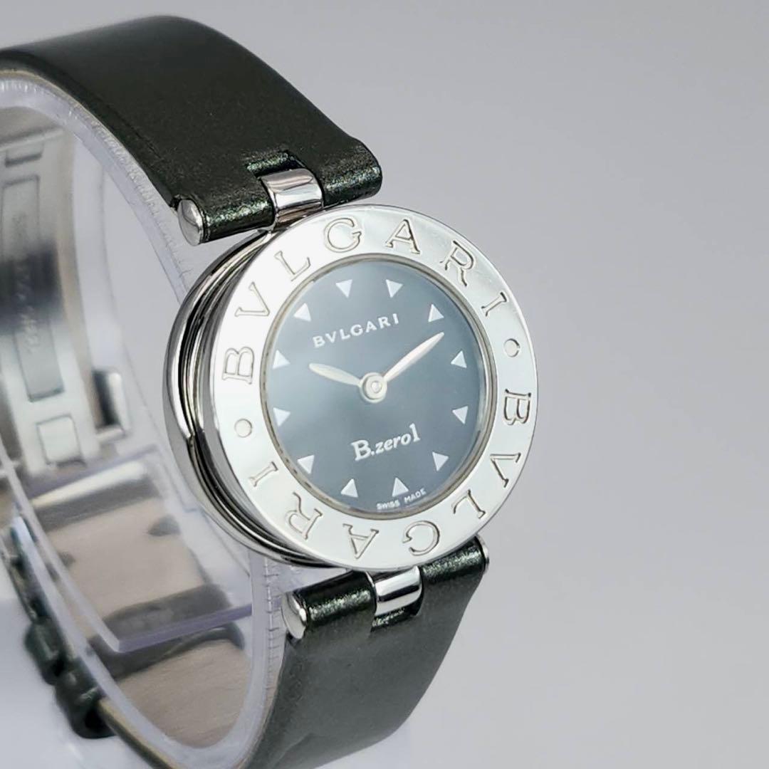 BVLGARI ブラック文字盤　ビーゼロワン　BZ22S ラメ　純正ベルト
