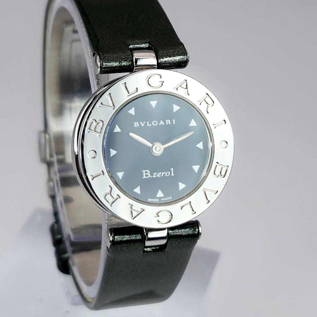 BVLGARI ブラック文字盤　ビーゼロワン　BZ22S ラメ　純正ベルト
