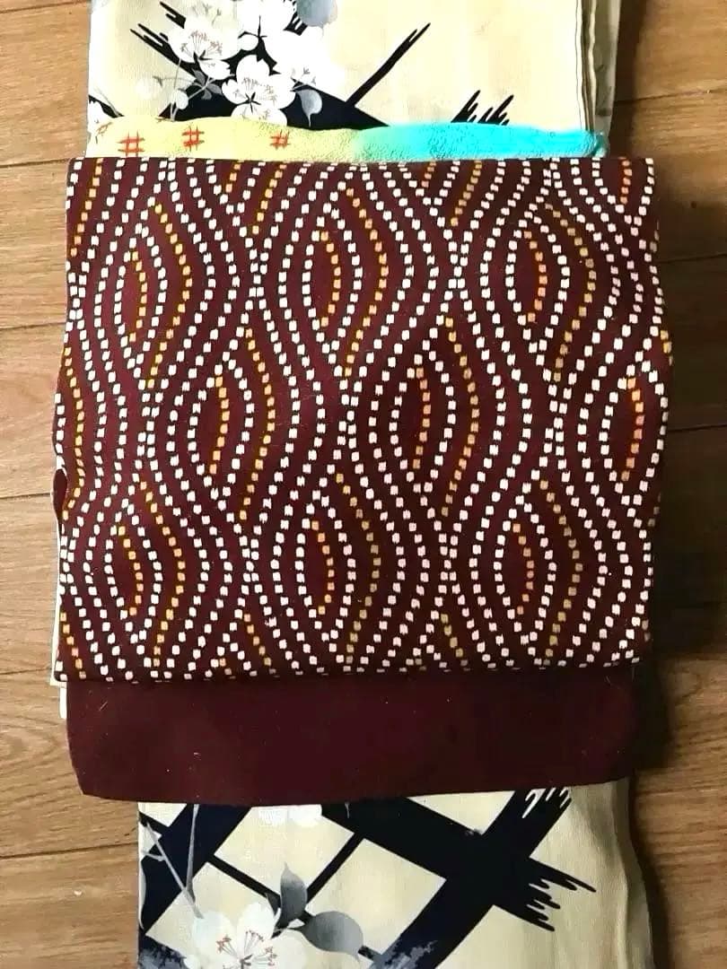 【美品、希少柄！】大正ロマン、スッキリと洗練された大人可愛いコーデに☆名古屋帯