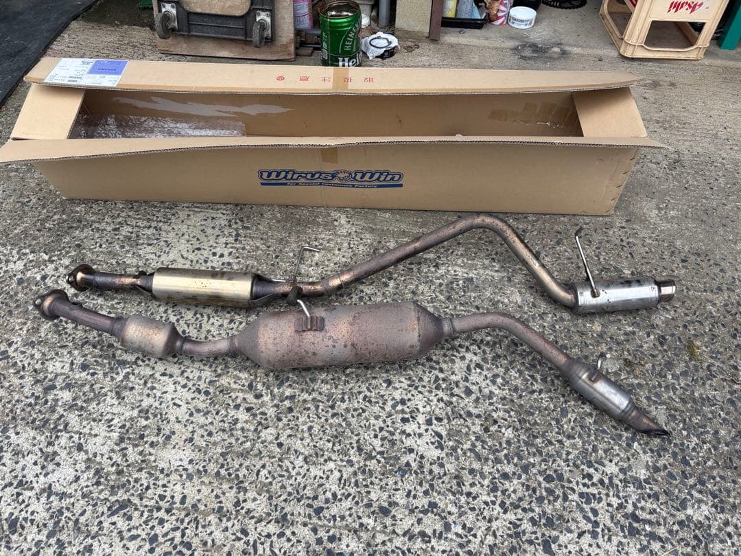 WirusWin スラッシュタイプマフラー ダイハツ アトレーワゴン