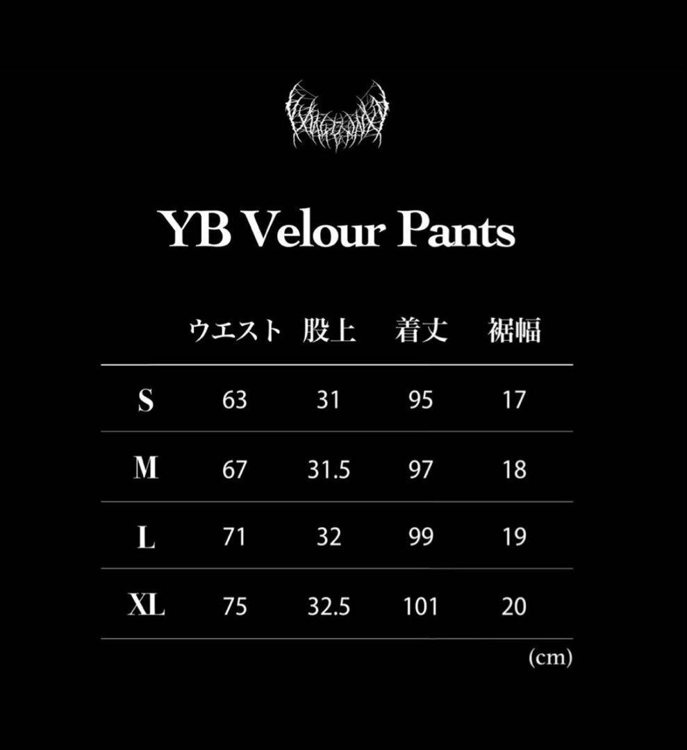 yxngbratz ベロアパンツ　S