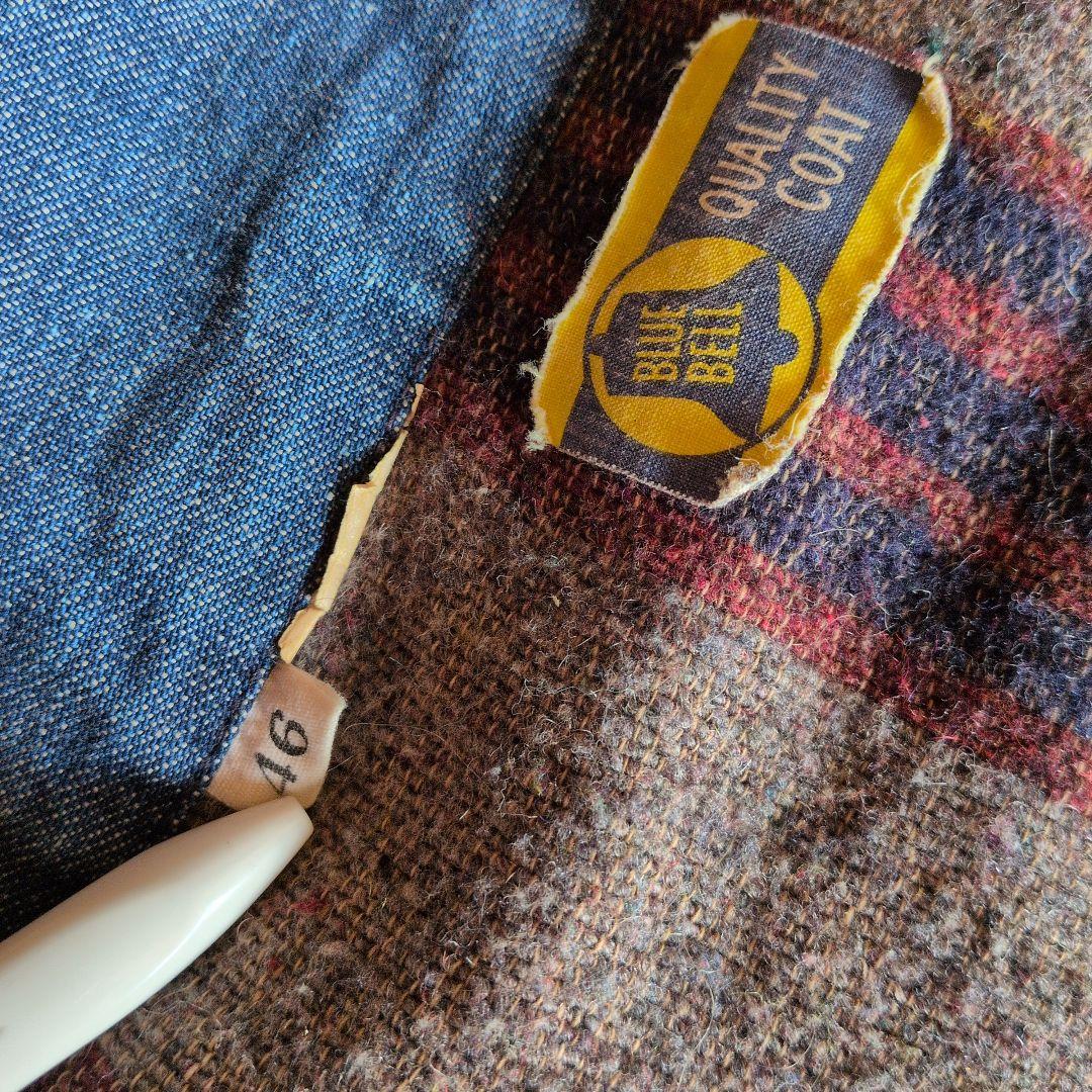 BLUEBELL ブラケットライナー デニム カバーオール 46 古着