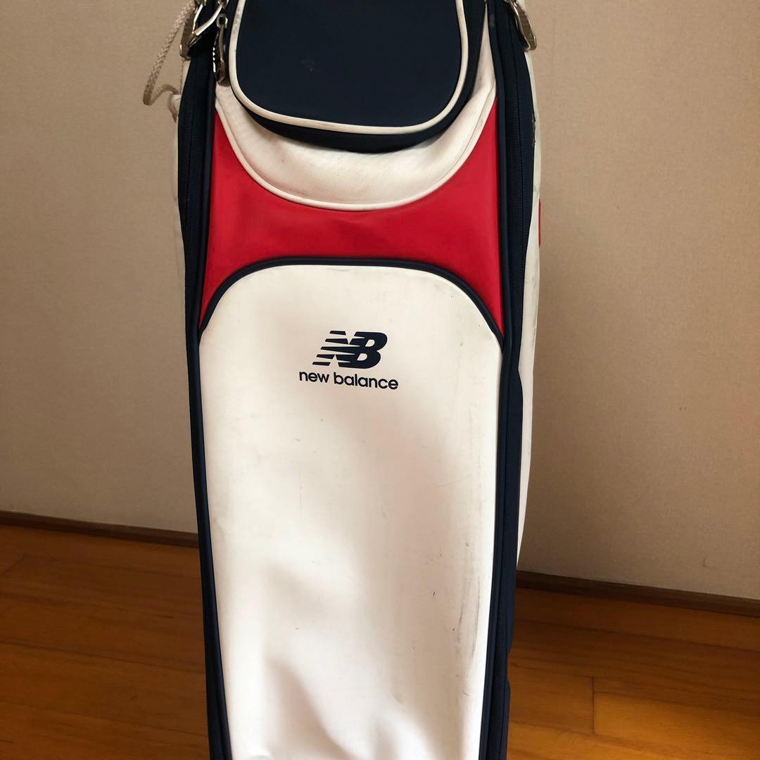 new balance ニューバランス キャディバッグ ホワイト フード無し