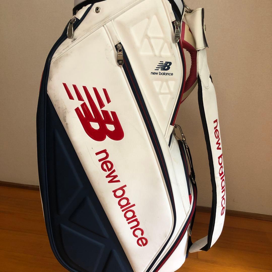 new balance ニューバランス キャディバッグ ホワイト フード無し