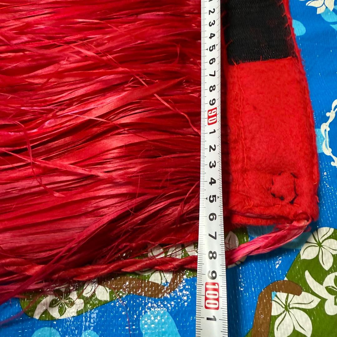 『りか品です』タヒチアンダンス　ロングモレ　＊情熱の赤