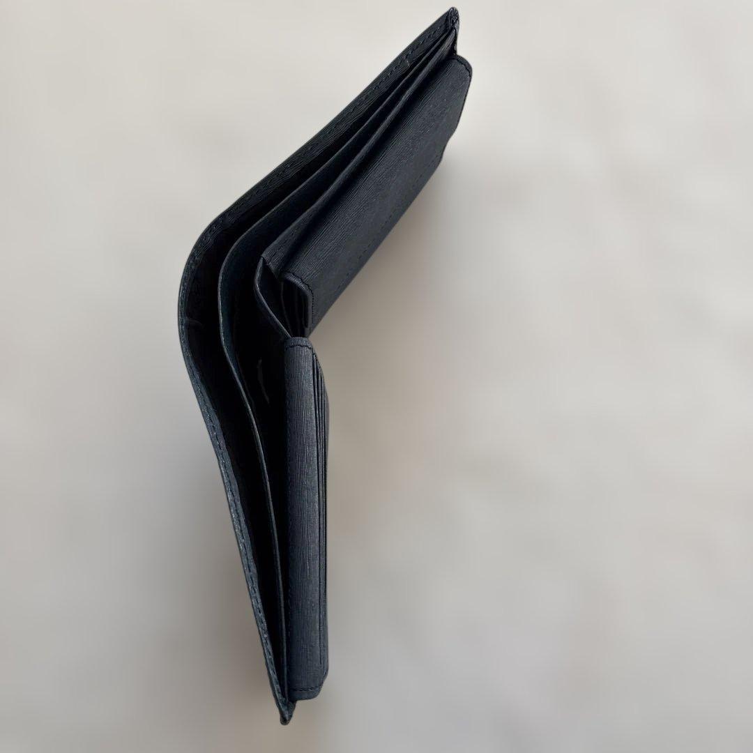 極美品✨ポーター　PORTER CURRENT カレント　　二つ折財布　ネイビー