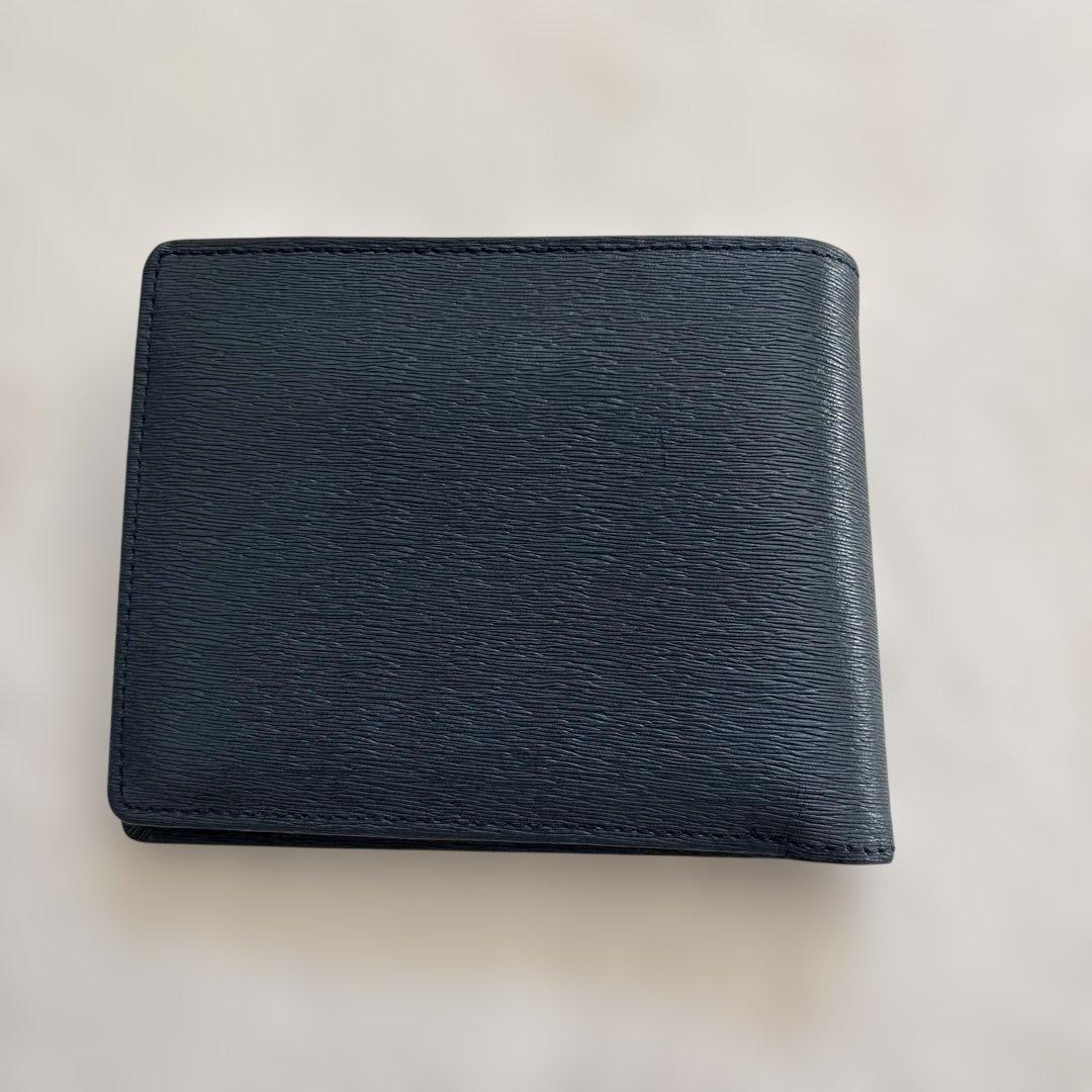 極美品✨ポーター　PORTER CURRENT カレント　　二つ折財布　ネイビー