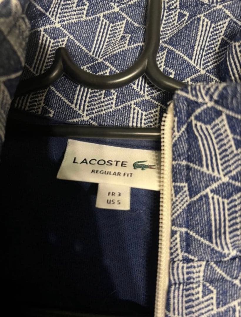 ラコステ トラックジャケット LACOSTE モノグラムジャージ 上 トップス