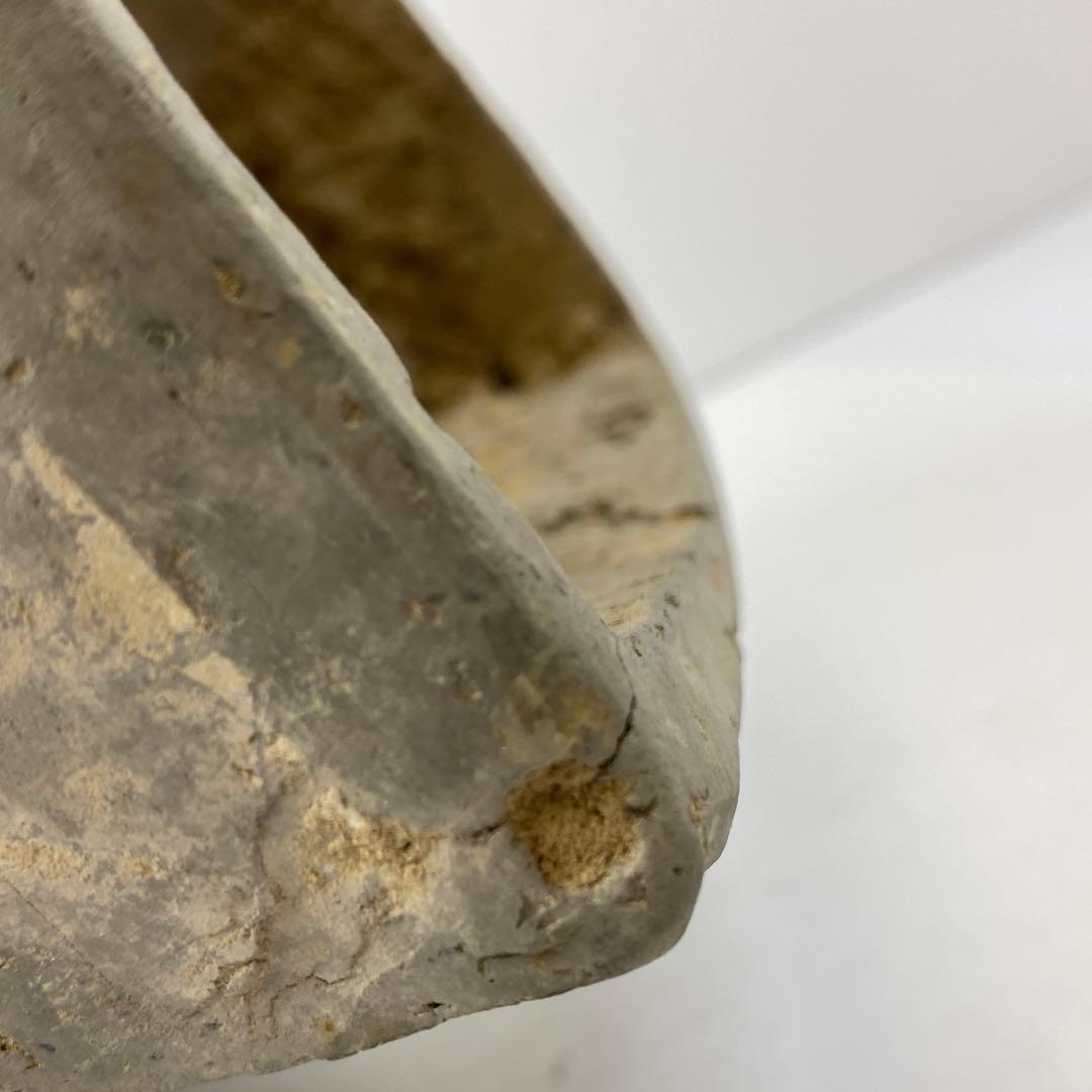 専用中国漢時代　灰陶蓋付　加彩方壷　高さ39.7㎝　タエサカ　東な7-0301②