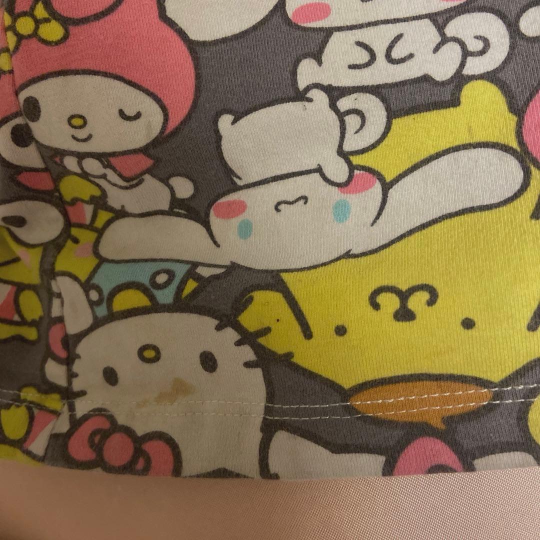 海外ヴィンテージ フレアパンツ　itimiサンリオ　キティ　シナモンロール