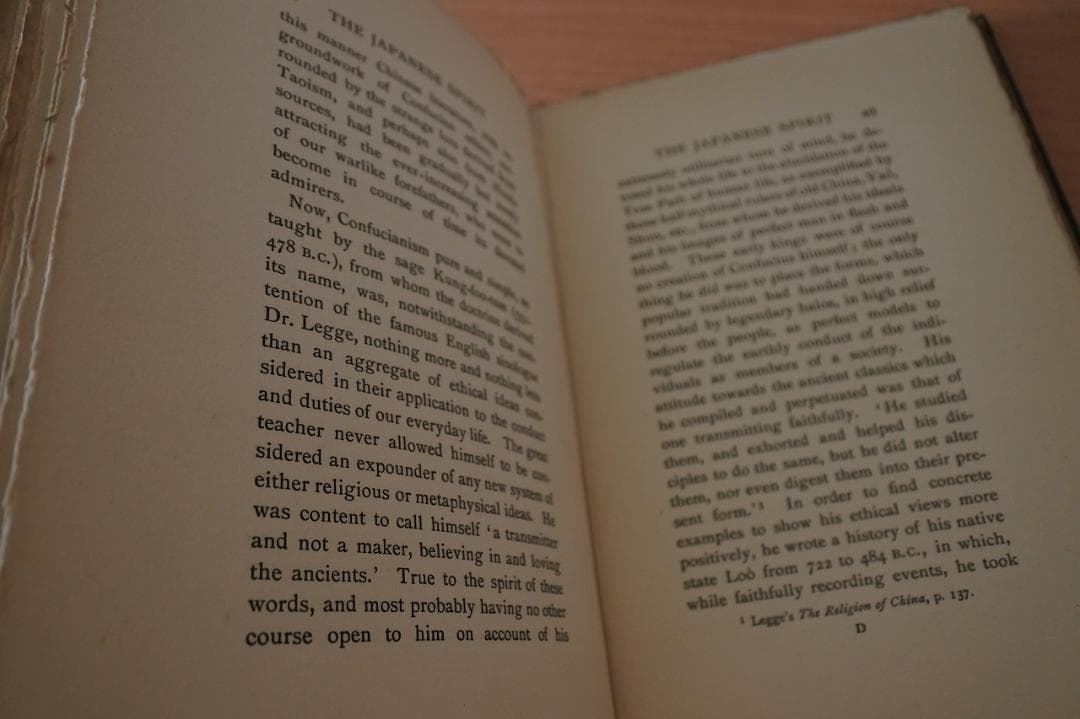 THE　JAPANESE　SPRIT　　Y.OKAKURA　著　1905年