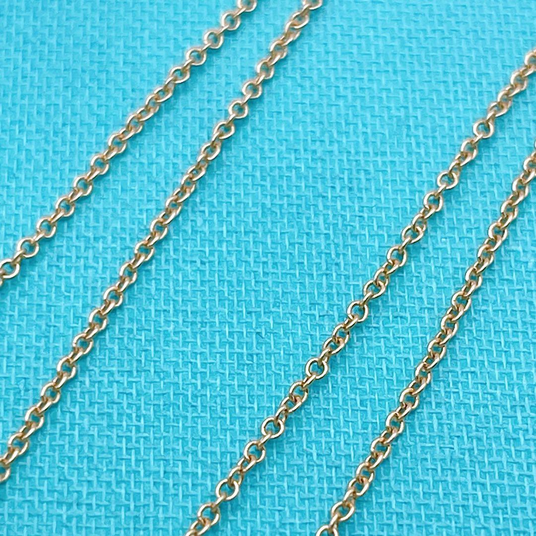 Tiffany & Co. ネックレス　Tスマイル　YG750 ダイヤモンド