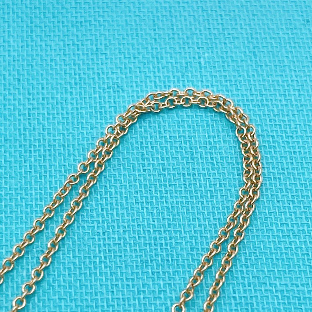 Tiffany & Co. ネックレス　Tスマイル　YG750 ダイヤモンド