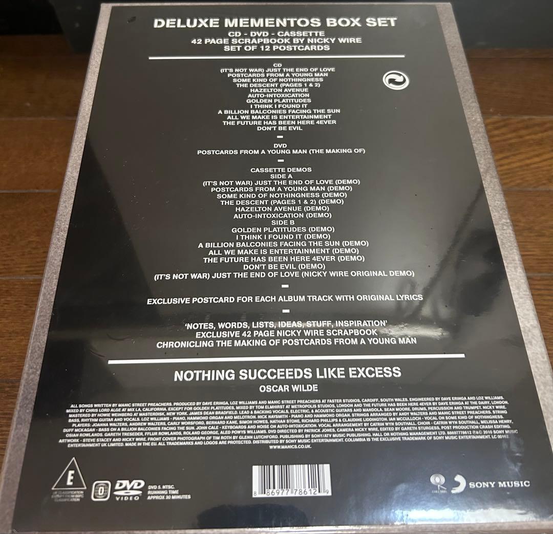 洋楽 MANICS POSTCARDS FROM ~MEMENTOS BOX SET)