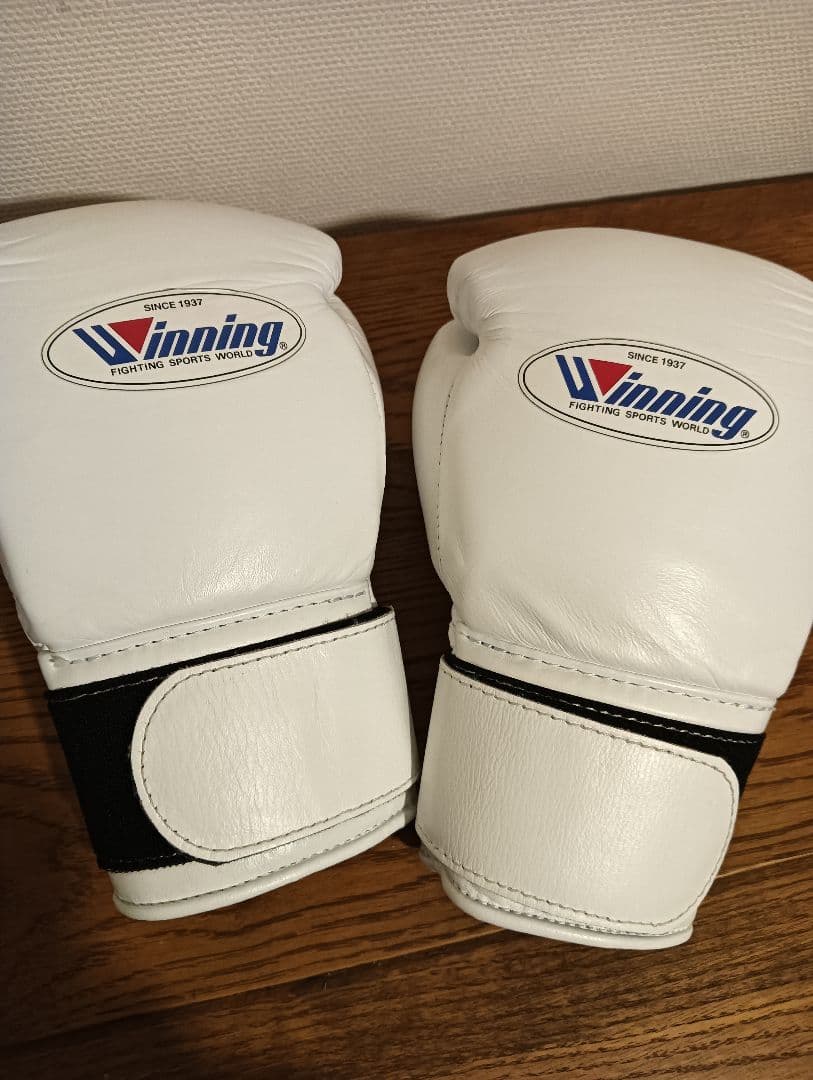 Winning ボクシンググローブ 8oz ホワイト　美品　正規店購入