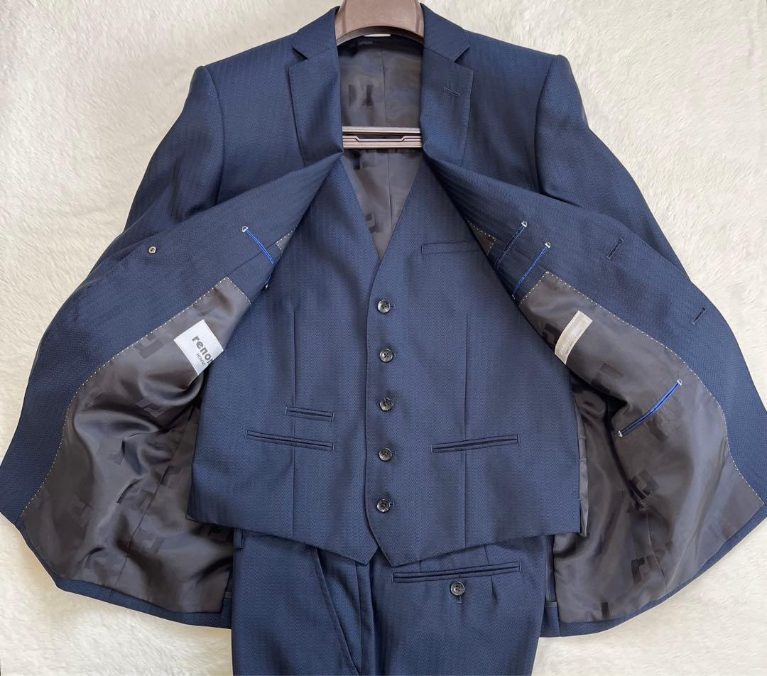 【希少】胸ポケットチーフ　スーツ　セットアップ　スリーピーススーツ　A6