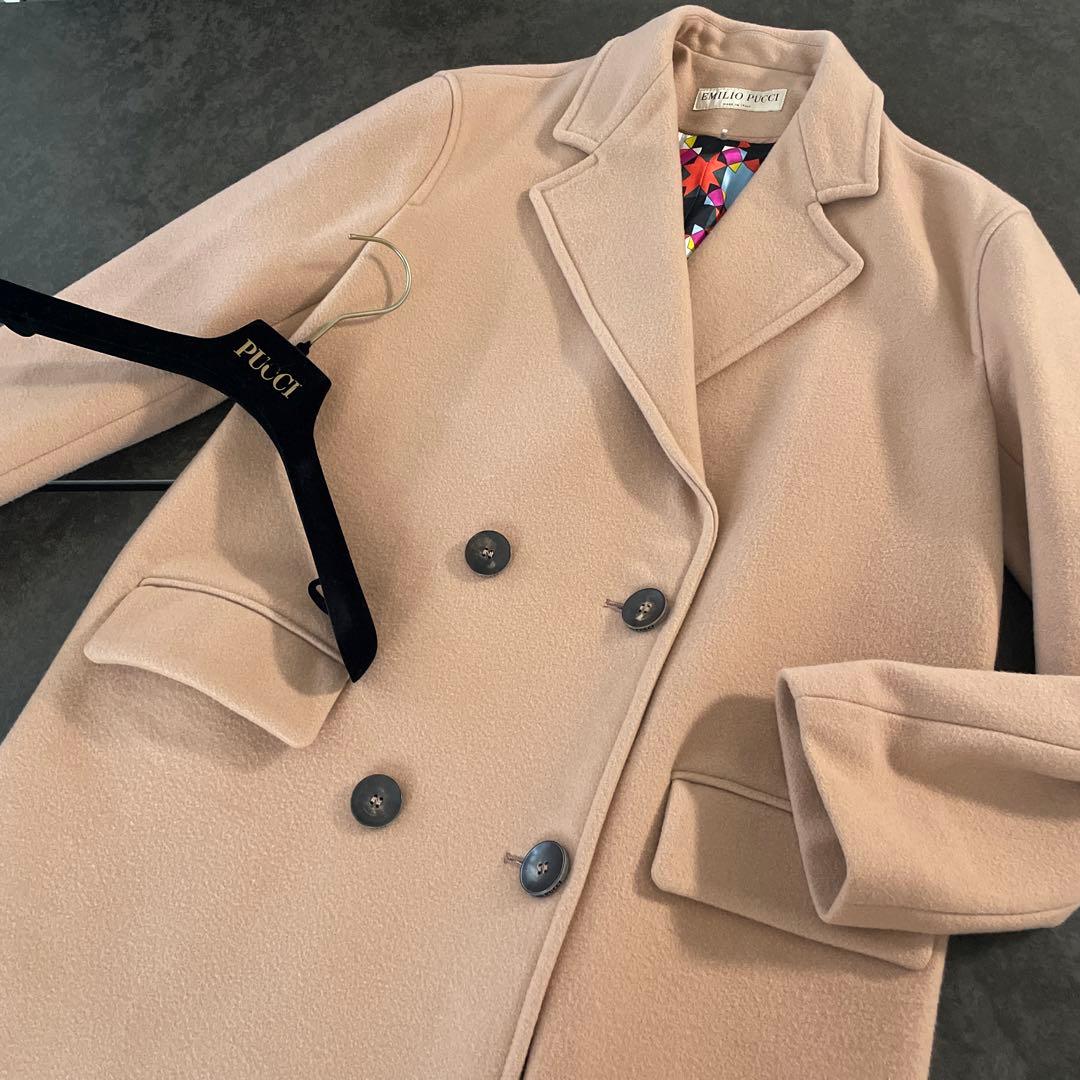 さ*き様 【極美品】EMILIO PUCCI エミリオプッチ 裏地総柄 ロングピ