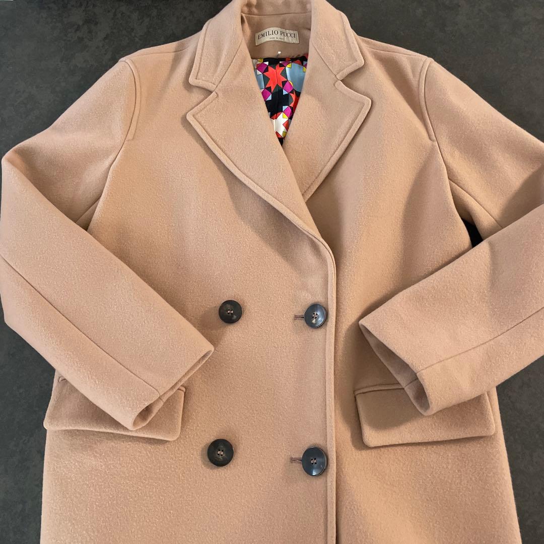 さ*き様 【極美品】EMILIO PUCCI エミリオプッチ 裏地総柄 ロングピ