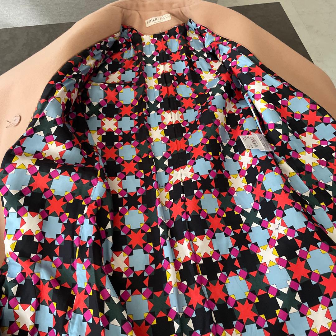 さ*き様 【極美品】EMILIO PUCCI エミリオプッチ 裏地総柄 ロングピ