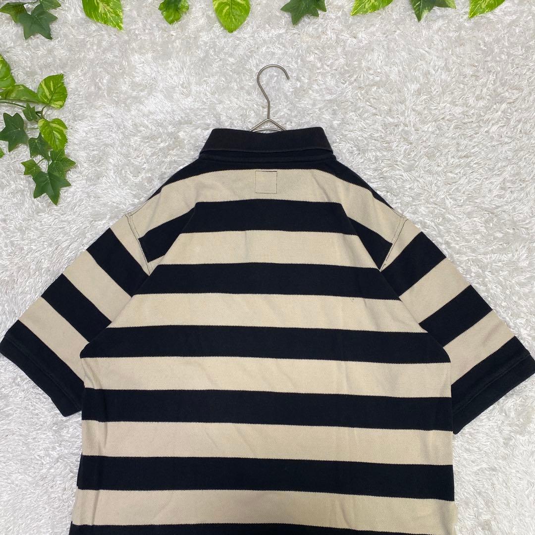 stussy 総柄　ポロシャツ　刺繍　ワンポイント　vintage ボーダー