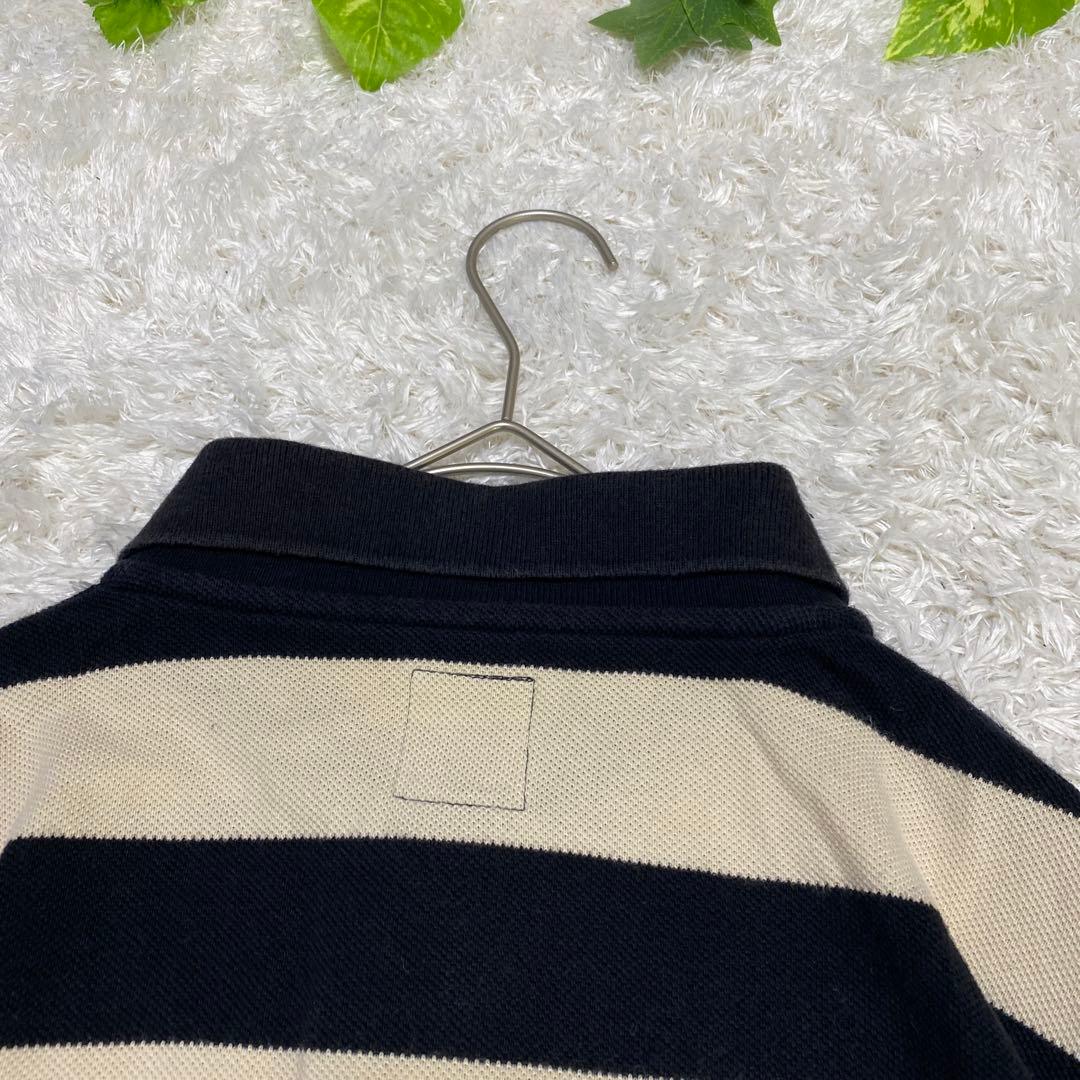 stussy 総柄　ポロシャツ　刺繍　ワンポイント　vintage ボーダー