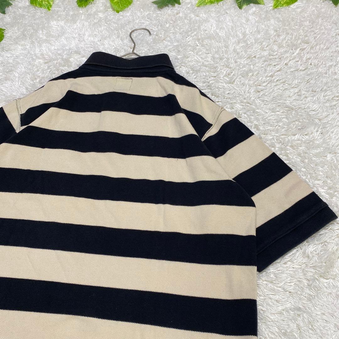 stussy 総柄　ポロシャツ　刺繍　ワンポイント　vintage ボーダー